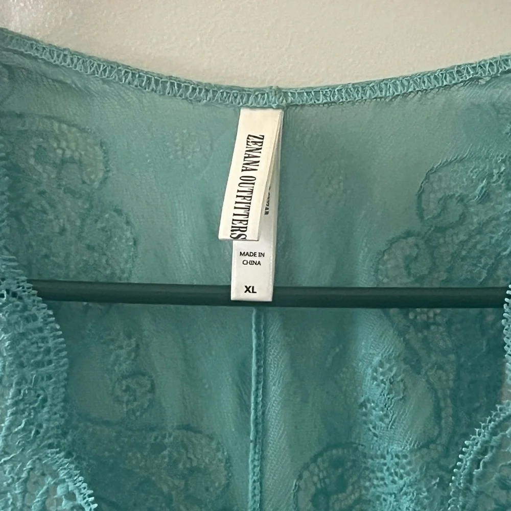 Zenana Aqua Lace bralette